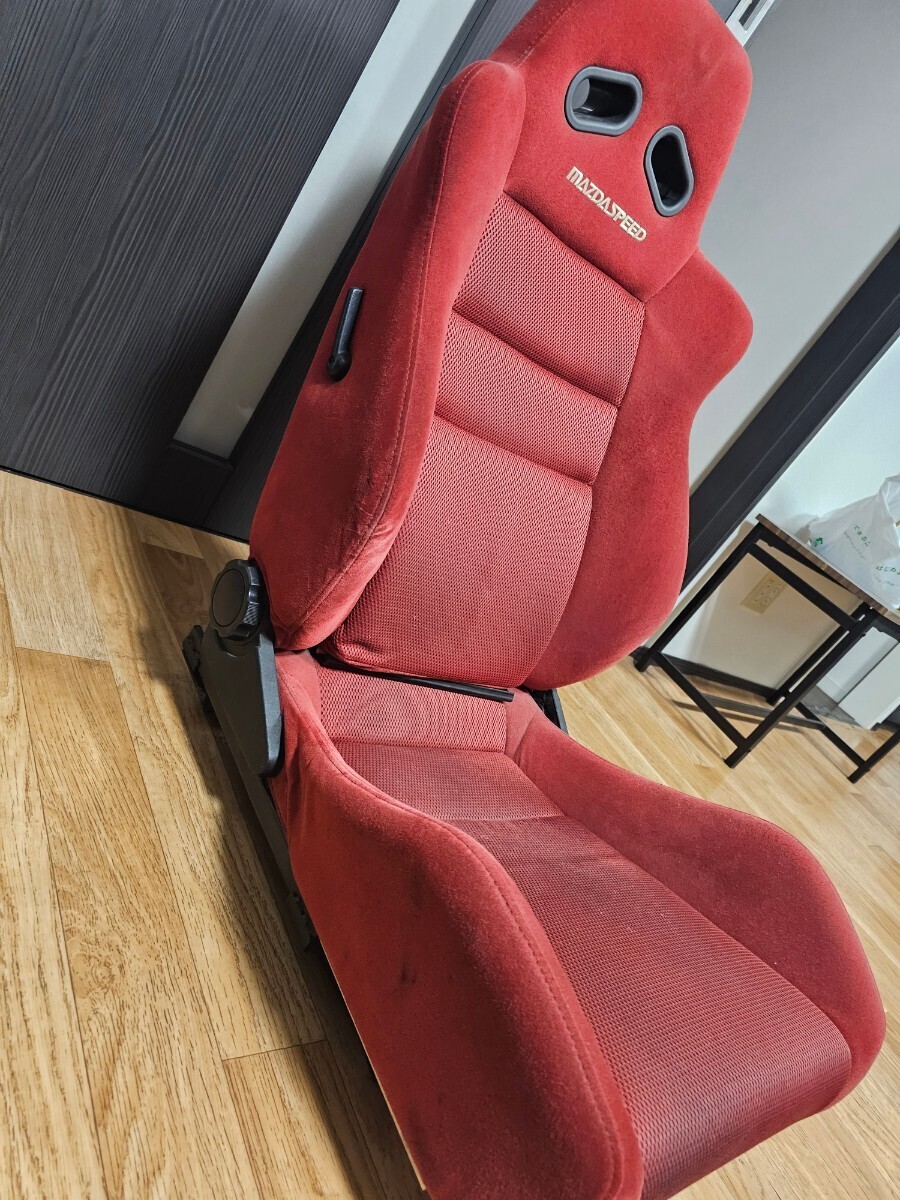 Mazdaspeed racing seat red Recaro bucket seat 