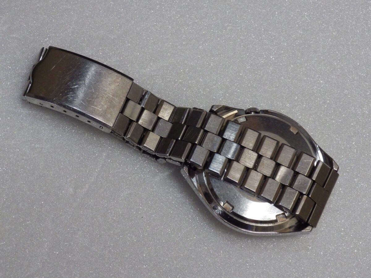 A-80 SEIKO 5ACTUS セイコー ファイブアクタス 6106-7690 自動巻 デイデイト 25石 カットガラス 腕時計の画像7