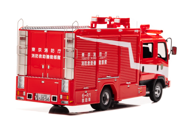 レイズ カーネル 1/43 いすゞフォワード 2012 東京消防庁消防救助機動部隊救助車 RAI'S CARNEL CN431201　_画像3