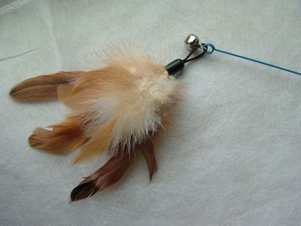  cat. toy feather yulayula bell attaching cat. toy 