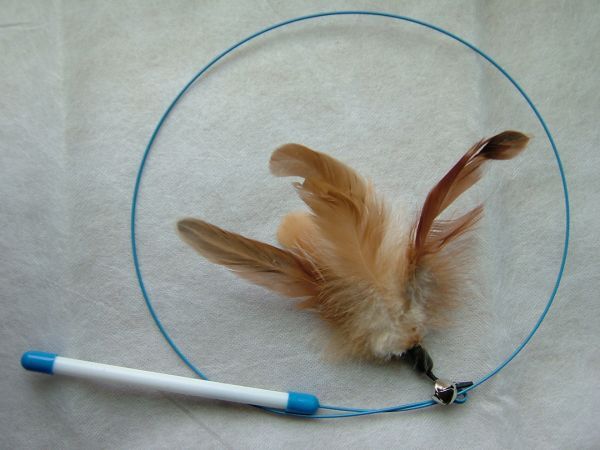  cat. toy feather yulayula bell attaching cat. toy 