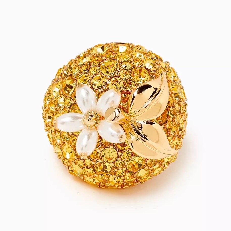 [ new goods * genuine article ] Kate Spade lemon cocktail ring 