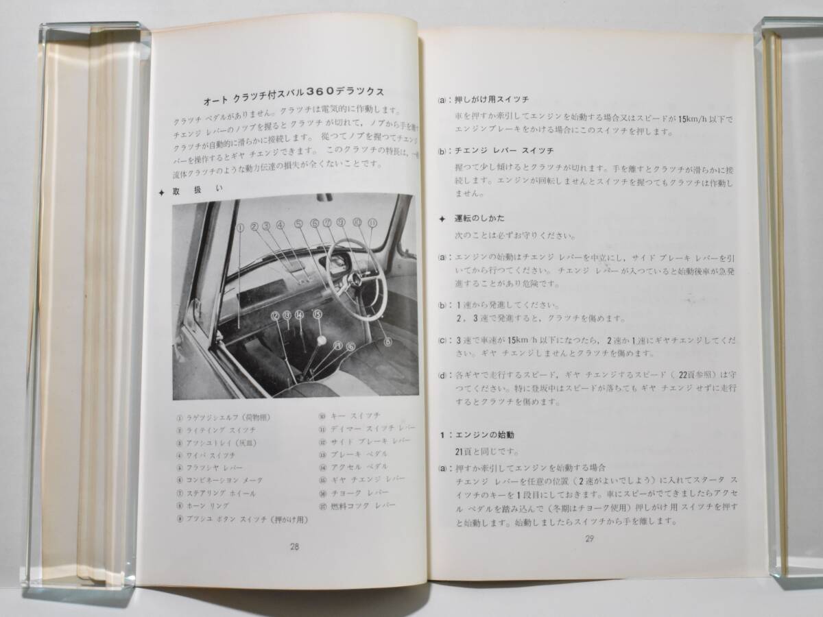 [ valuable Subaru 360 owner's manual ] Showa era 40 year issue Subaru 360 DRIVER\'S HAND BOOK