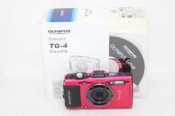 OLYMPUS デジタルカメラ STYLUS TG-4 Tough レッド RED #3345-221_画像1