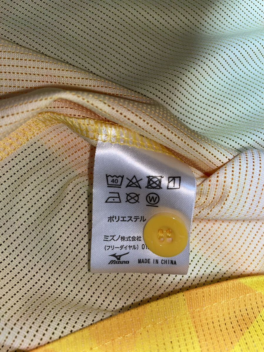 即決 送料無料 阪神タイガース 能見篤史 ユニフォーム ミズノ製 Lサイズ ウル虎の夏2020年 刺繍 イエロー 黄色