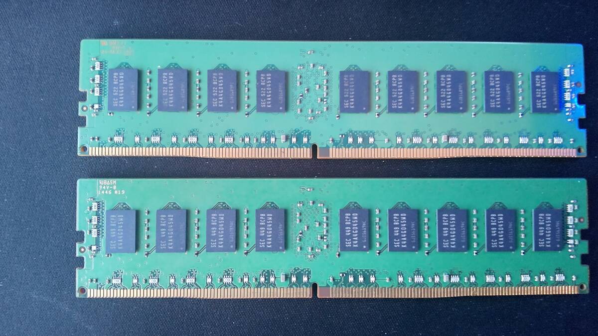 SAMSUNG DDR4-2133P /PC4 17000 ECC/Registred 対応 RDIMN ８GB X2＝１６GBの画像3