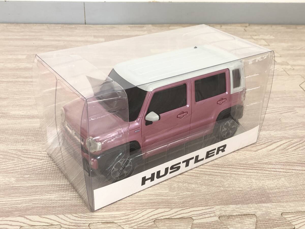 【未使用美品】スズキ　ハスラー　ノベルティカラーサンプル ミニカー チアフルピンクツートン　SUZUKI HUSTLER【展示品/非売品】送料無料_画像5