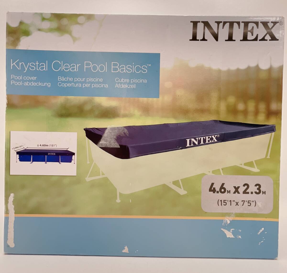 INTEX Inte ks crystal прозрачный бассейн покрытие бассейн покрытие (OI0627)