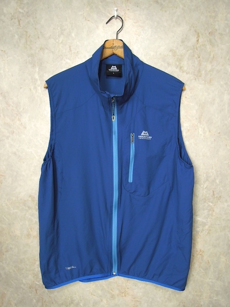 Mountain Equipment Equilibrium Vest◆メンズLサイズ/青/ブルー/トレラン/ランニング/アウトドア/軽量/薄手/ベスト/421351