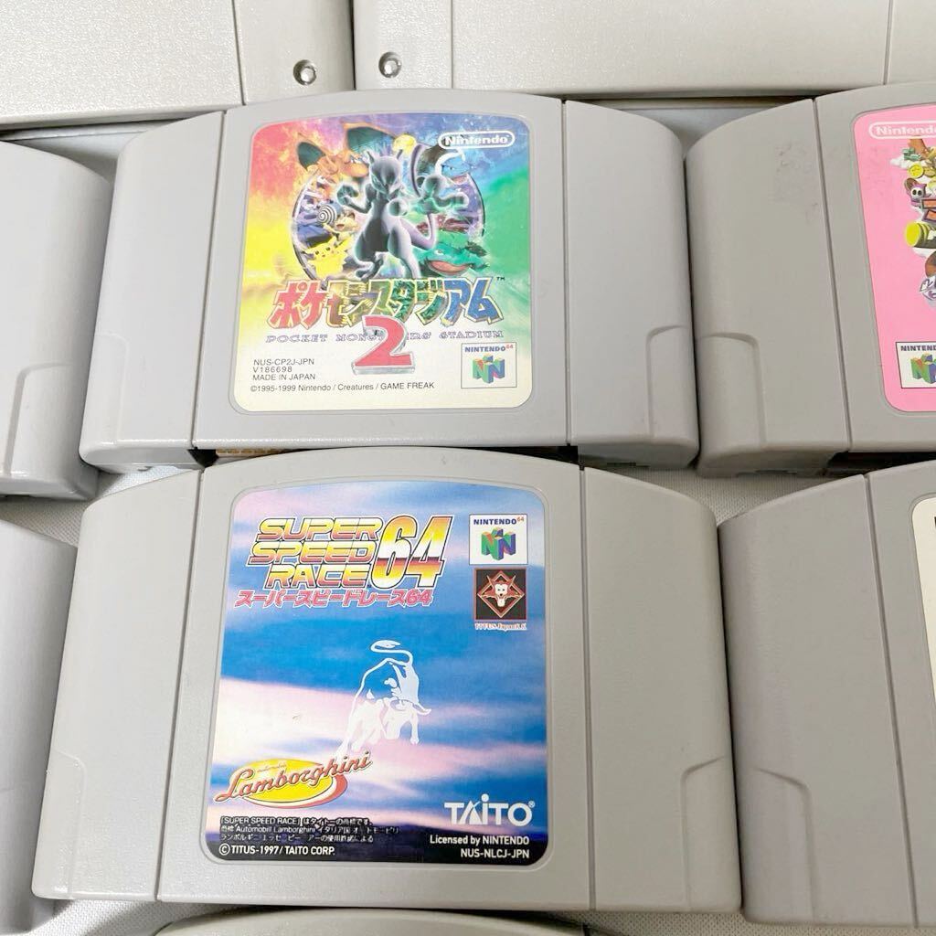 任天堂 Nintendo64 ソフト ゲームソフト ポケモンスタジアム 他合計7本 未チェック ジャンク品の画像4