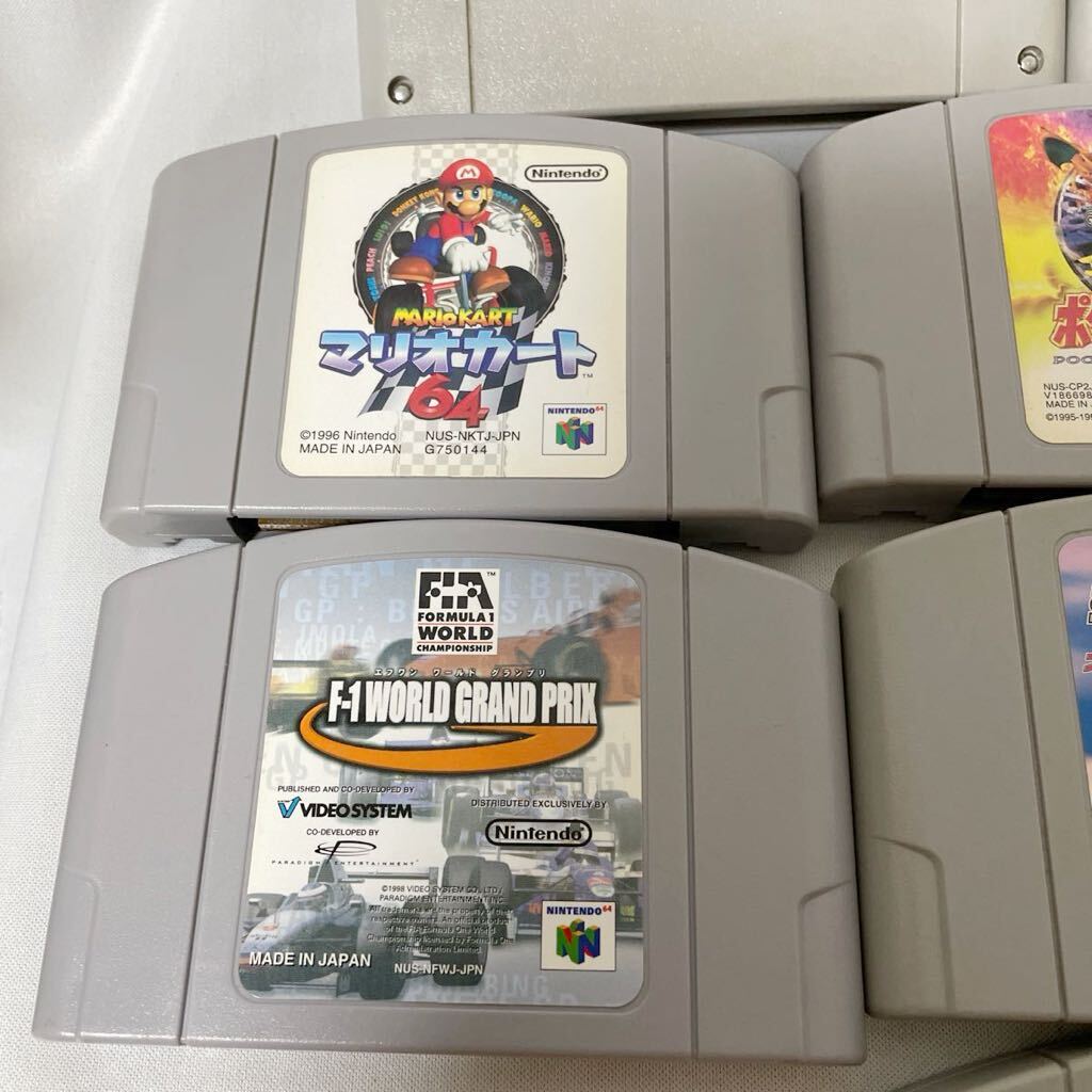 任天堂 Nintendo64 ソフト ゲームソフト ポケモンスタジアム 他合計7本 未チェック ジャンク品の画像3