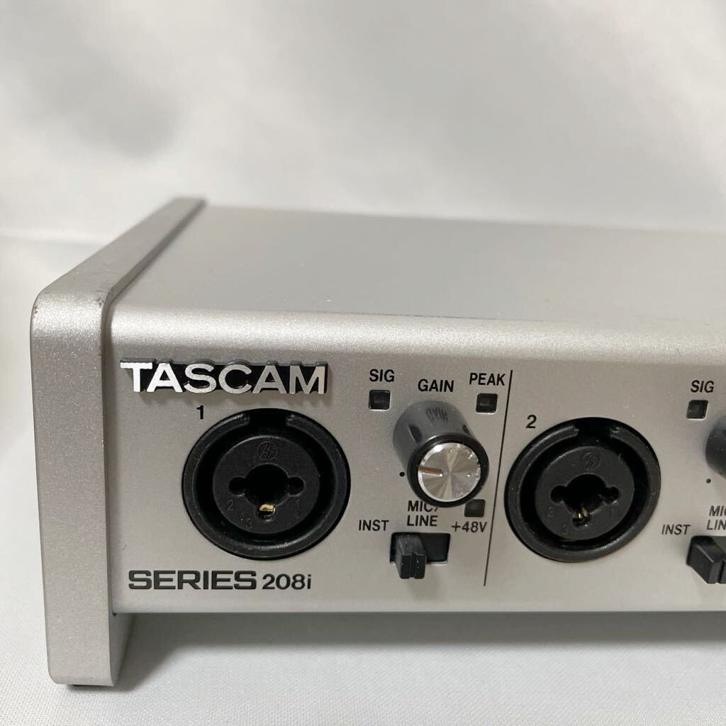 タスカム 音響機材 TASCAM SERIES 208i USBオーディオ インターフェイス 未チェック ジャンク品_画像2