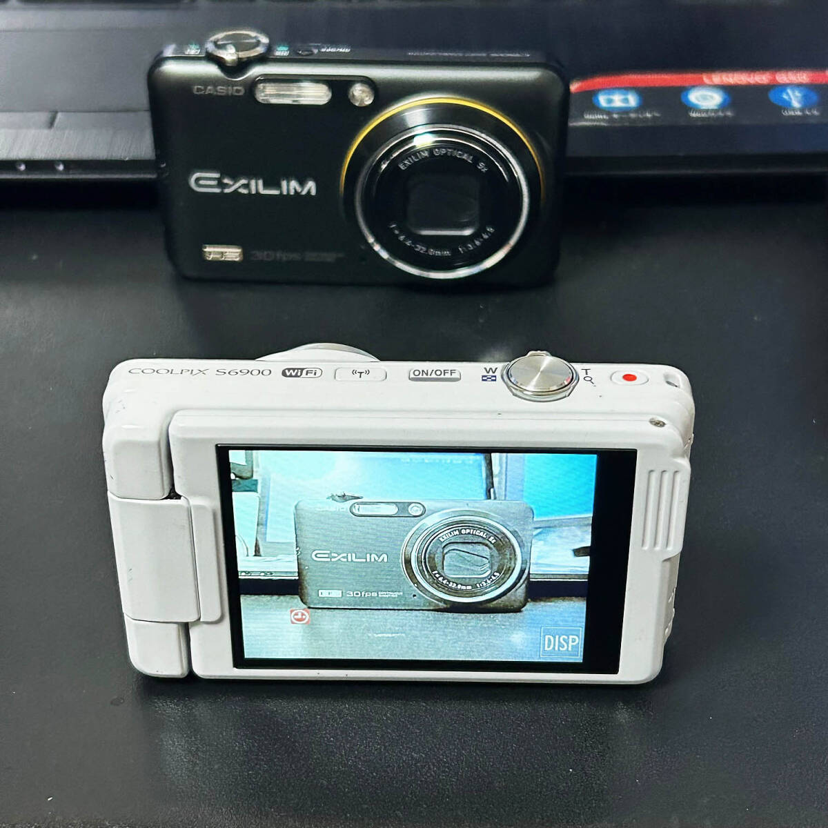 動作品 デジタルカメラ Nikon S6900 Wifi 中古品_画像3