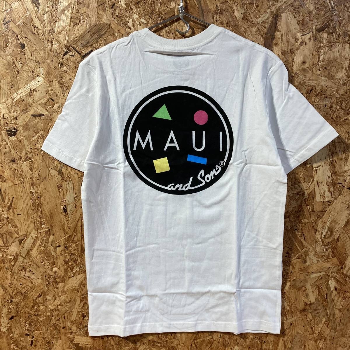 MAUI and Sons 半袖 Tシャツ S M ホワイト グレー ブラック ネイビー マウイ アンド サンズ_画像3
