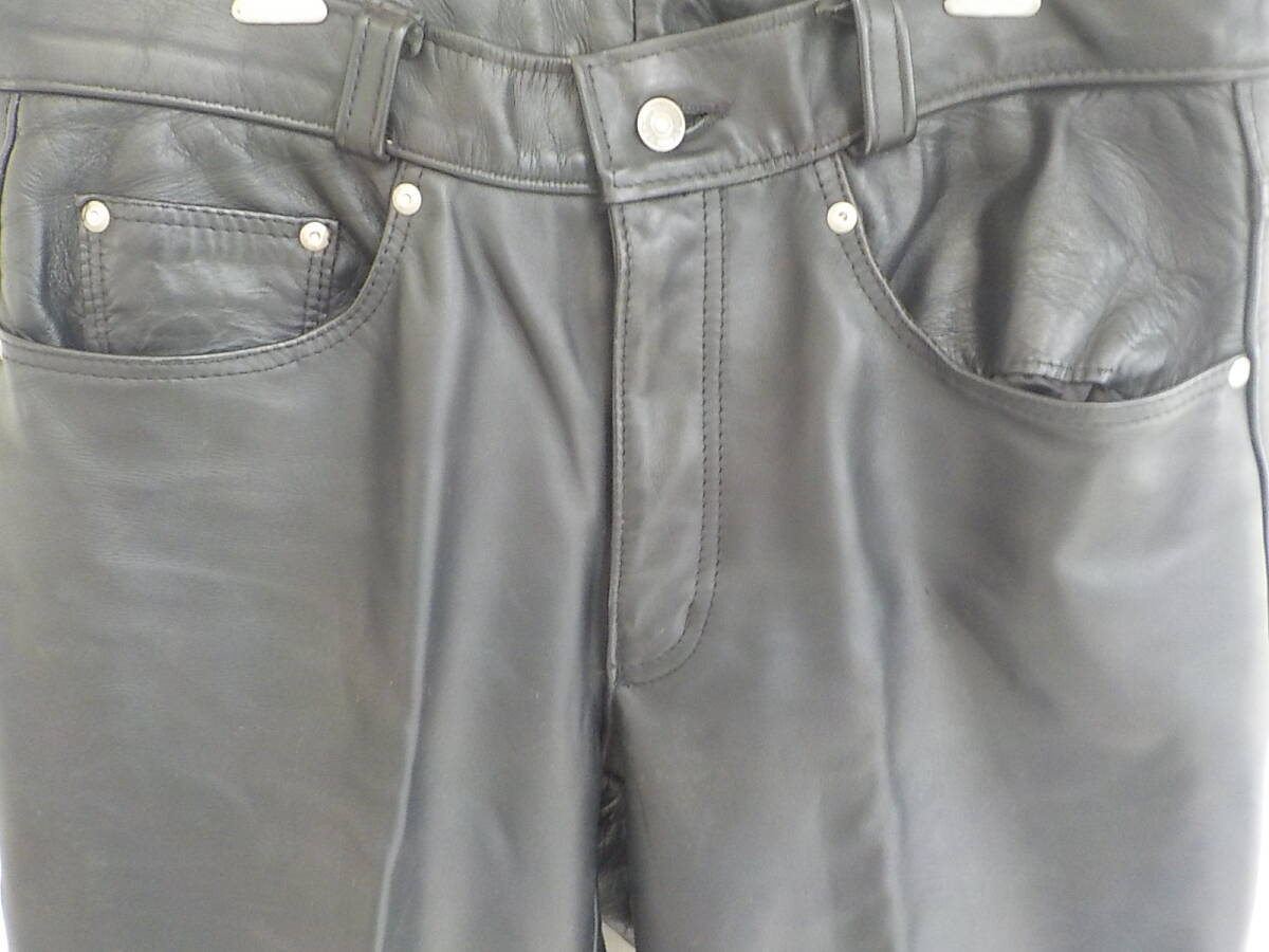 USED schott ショット レザーパンツ size ３４インチ_画像5