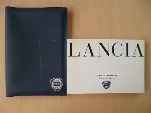 *6311*LANCIA YPSILON lunch Arancia Epsilon owner manual hand book case attaching *** English version ***