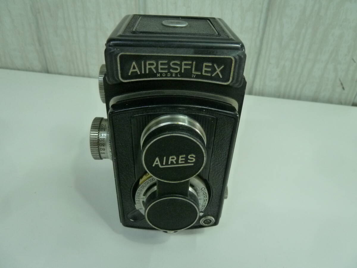 ☆彡AIRESFLEX MODEL Ⅳ 1:3.5 f=7.5cm 二眼レフカメラ ジャンク品 アイレスフレックス レトロ☆彡の画像1