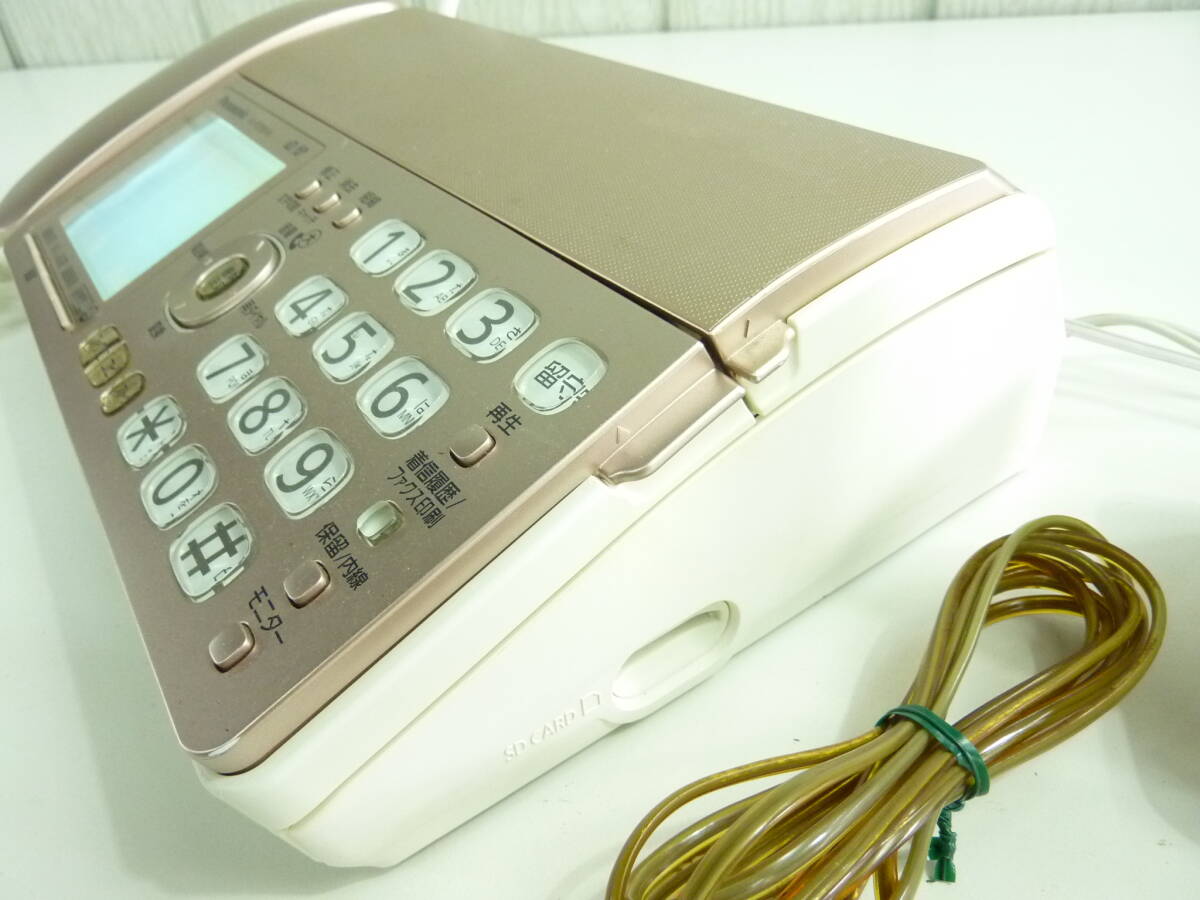 ② Panasonic FAX telephone machine pink gold * Panasonic..... parent machine KX-PZ300DL-N cordless handset KX-FKD506-N1