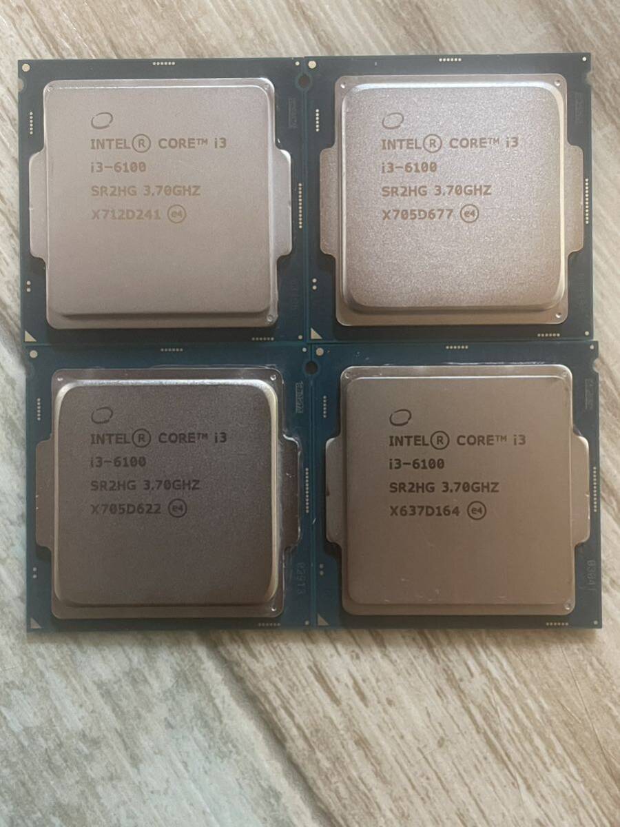 Intel ☆ Core i3-6100　SR2HG　４個セット ☆ 3.70GHz／_画像1