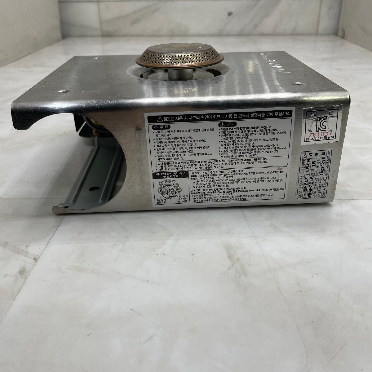♭M♭ KOVEAko Bear gas portable cooking stove secondhand goods operation not yet verification junk ♭J-240523