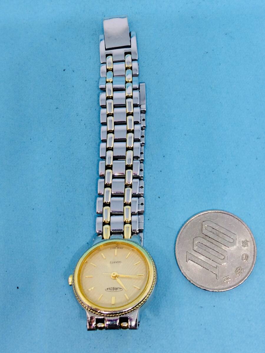 (G29)スイス(*'▽')・オレオール（電池交換済み）S&Gコンビネーション・レディス腕時計USED（送料全国一律185円）素敵な時計です。_スイスオレオールお洒落を楽しんで下さい。