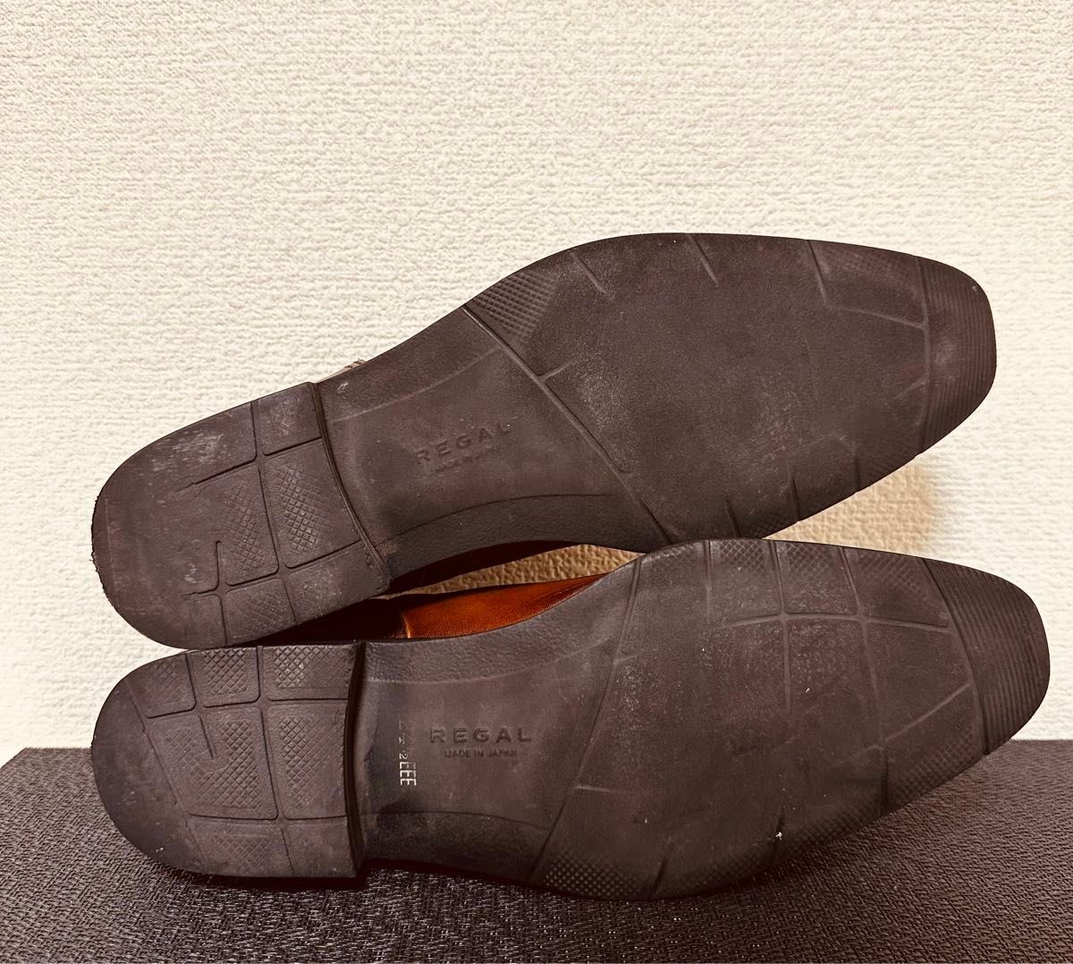【美品】ゴアテックス　リーガル 革靴 ビジネスシューズ REGAL ストレートチップ