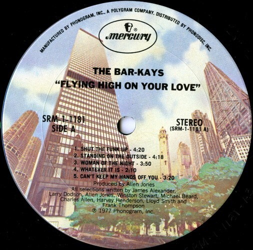 【ＬＰ】　BAR-KAYS 「 FLYING HIGH ON YOUR LOVE 」 ( MERCURY 1181 )_画像3