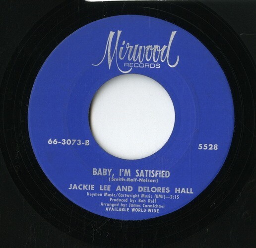 【7inch】試聴　JACKIE LEE & DELORES HALL　　(MIRWOOD 5528) WHEATHER IT'S RIGHT OR WRONG / BABY I'M SATISFIED_画像1