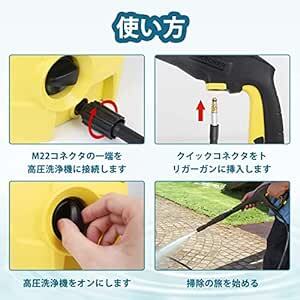 EKIAIKT ケルヒャー (Karcher) 高圧洗浄機用ホース、高圧ホース Kシリーズ K2 K3 K4 K5 K7に対応（M_画像5