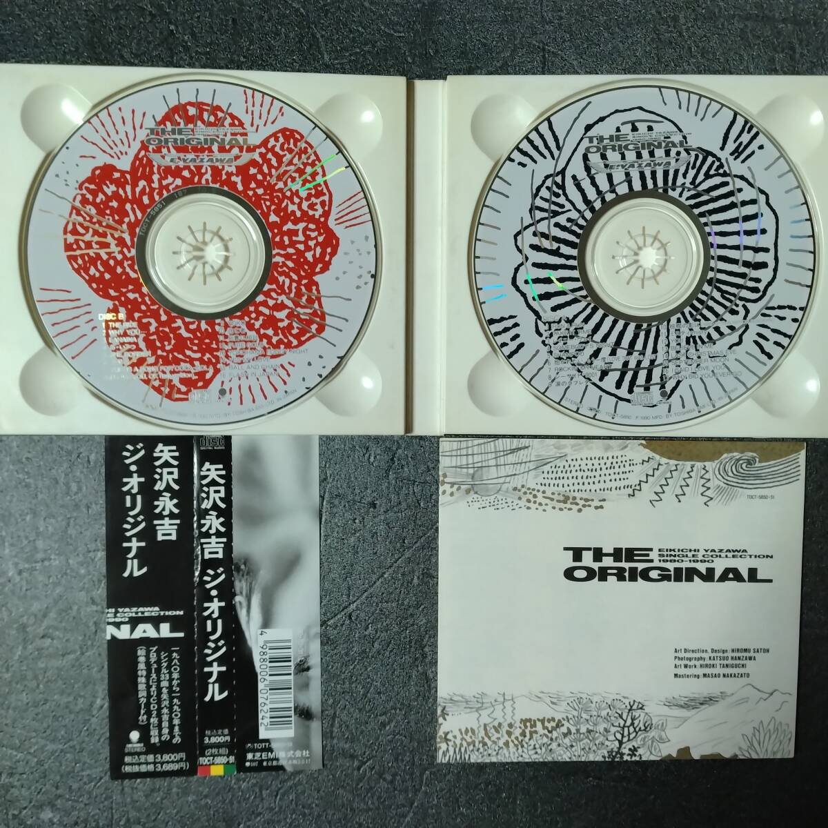 ◎◎ 矢沢永吉「THE ORIGINAL: Eikichi Yazawa Single Collection 1980-1990」 同梱可 CD アルバム_画像3