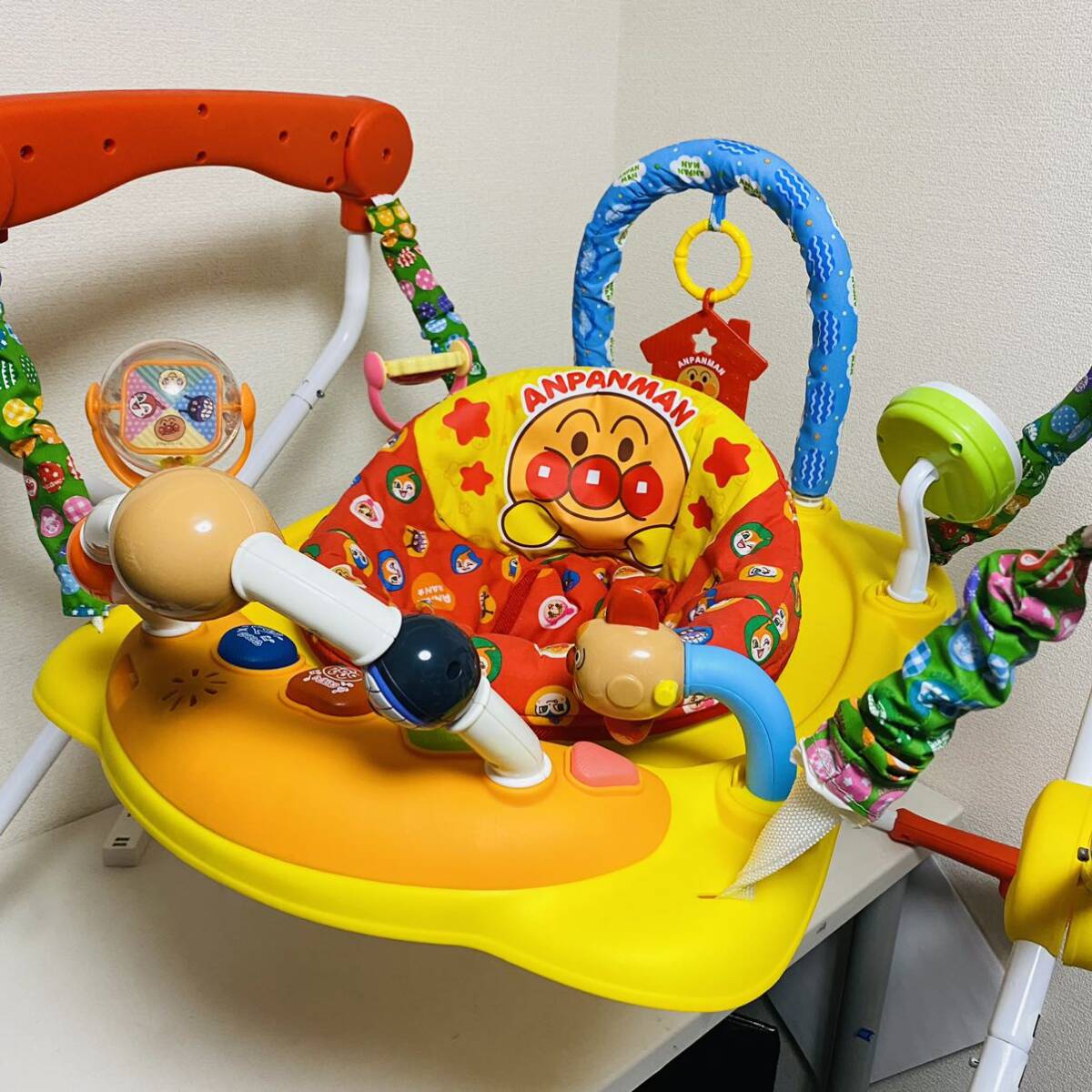 Yahoo!オークション - 元気いっぱい アンパンマンベビージャンパー Yahoo!オークション - 元気いっぱい アンパンマンベビージャンパー