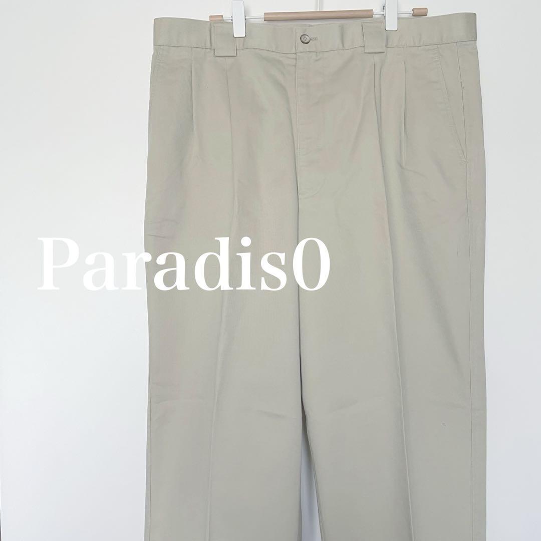 Paradiso パラディーゾ　パンツ　ゴルフ　ベージュ_画像1