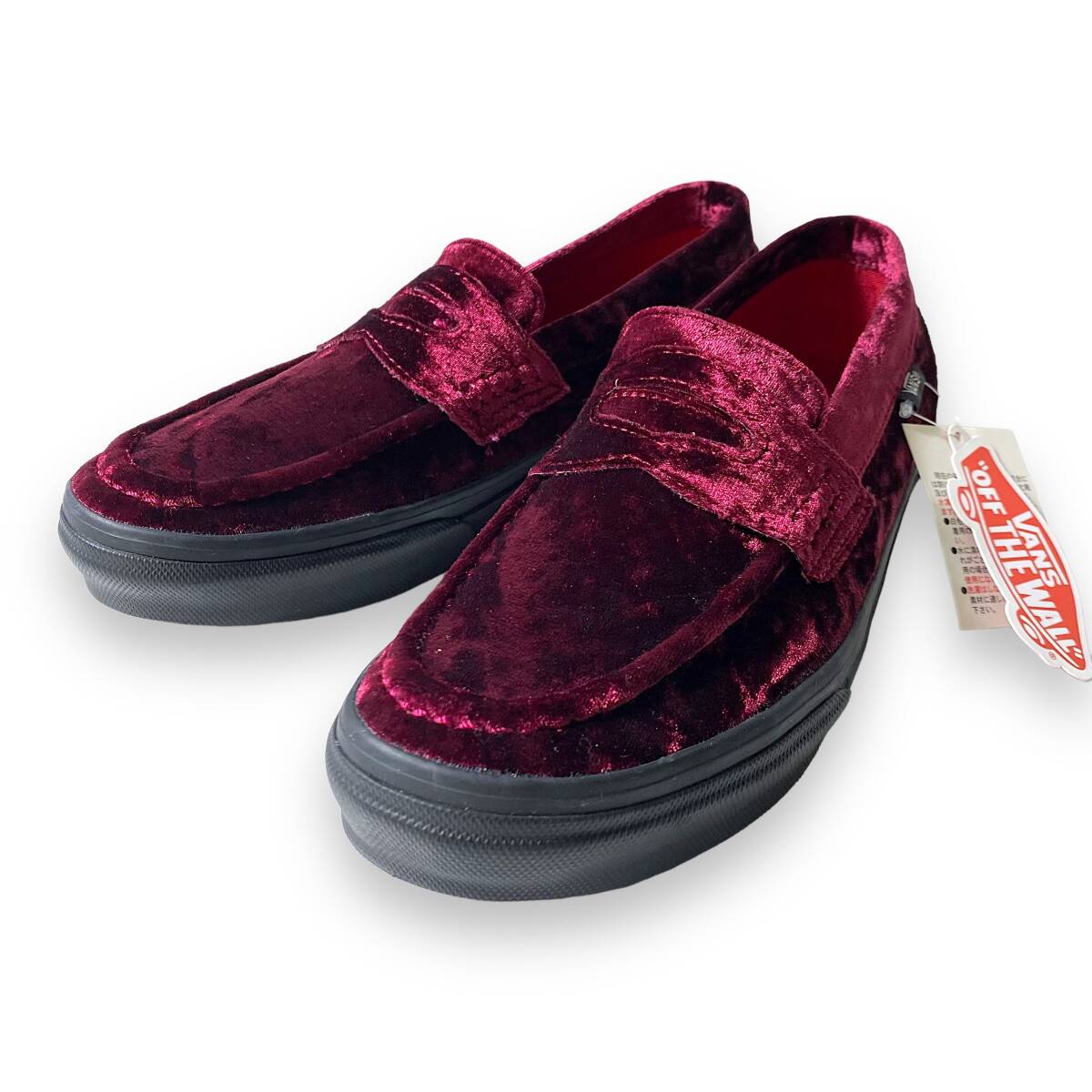 【26.5】新品 ヴァンズ ベルベット ローファー スニーカー VANS VELVET LOAFER V96VVT ローカット US8.5 スケートボード◆R598_画像7