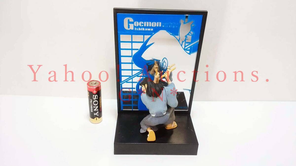 LUPINE THE THIRD GOEMON ISHIKAWA MIRROR & FIGURE / Lupin III Ishikawa . правый .. зеркало & фигурка подарок * не продается (not for sale)