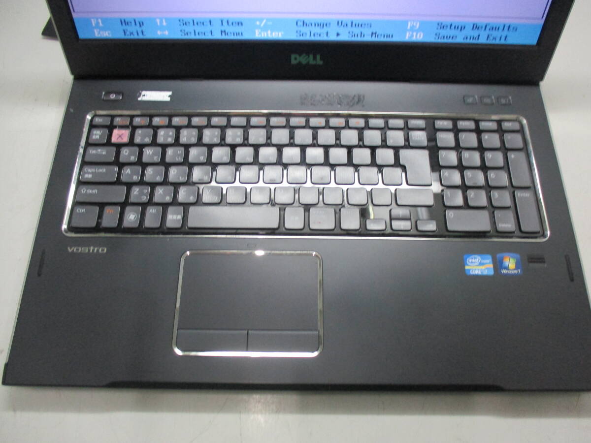 [ part removing Junk ]DELL Vostro 3750 Core i7-2670QM 2.20GHz BIOS start-up possible /( memory *HDD*AC less ) control number N-2277