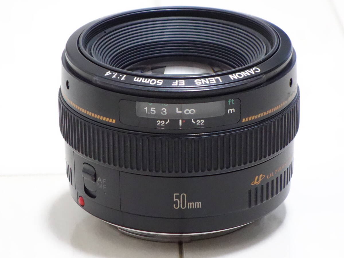 明るい単焦点 標準レンズ EF50mm F1.4 USM (Canon キヤノン) 難あり ジャンク (JUNK 故障品)の画像3