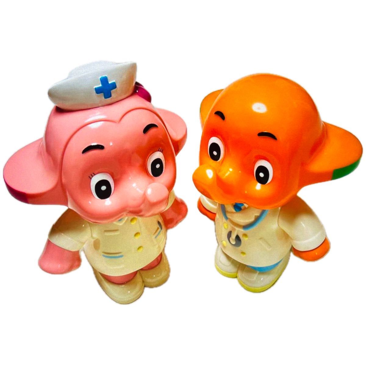 ツヤツヤ美品 ドクターサトちゃん&ナースサトコちゃん大型貯金箱 箱から出したてで、触るのも躊躇する程の美品です