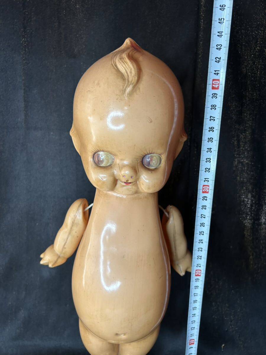 昭和レトロ キューピー 人形 セルロイド 当時物 高さ約43cm_画像6