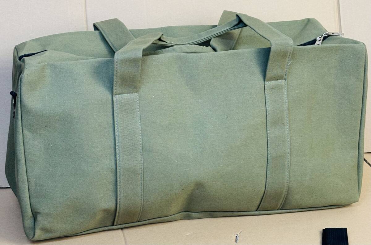  new goods * with translation * extra-large canvas bag army for green OD[60×32×20cm]38L* military bag high capacity bag 