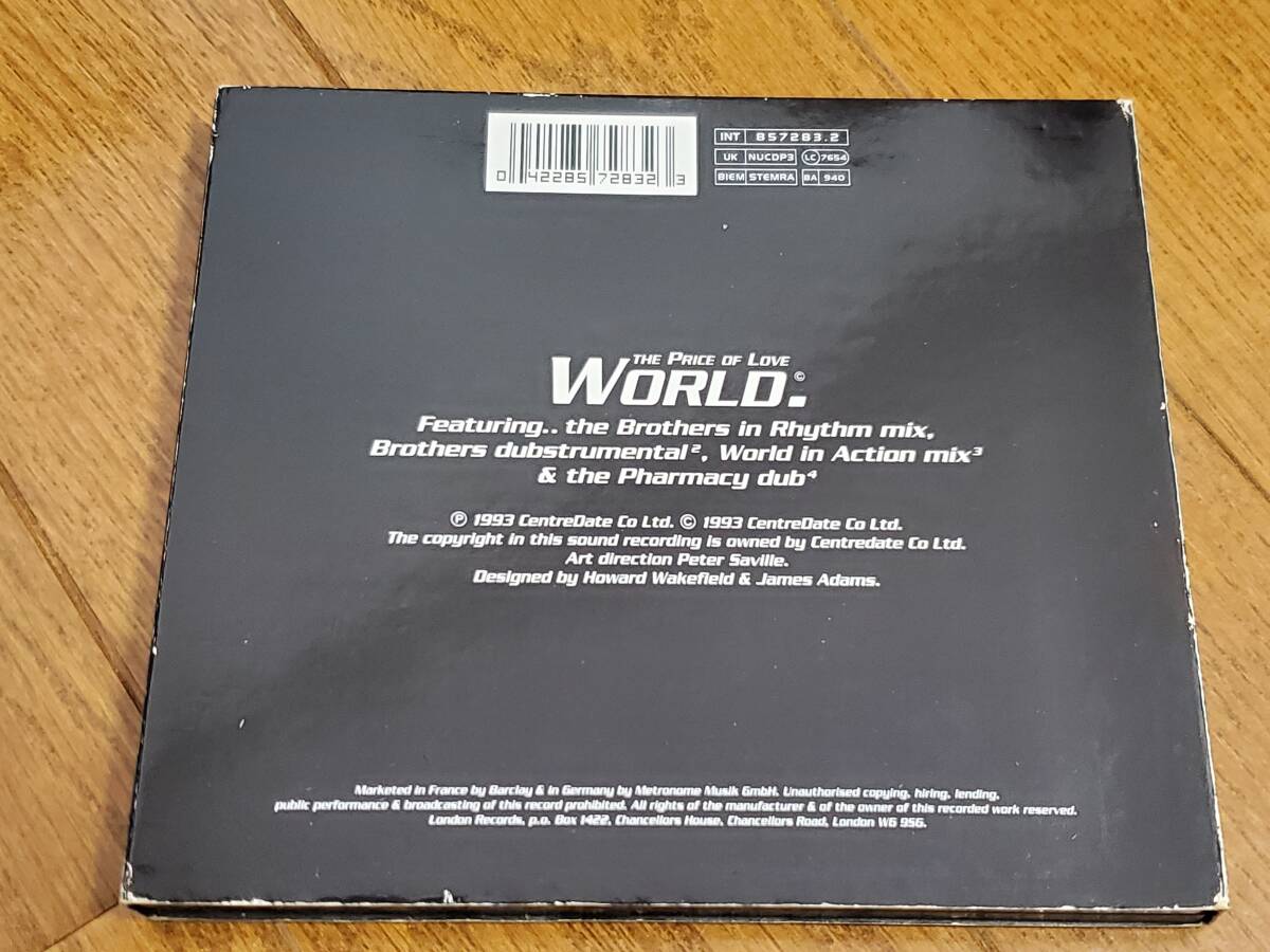 (CDシングル) New Order●ニュー・オーダー/ World (The Price Of Love) イギリス盤 CD2_画像2