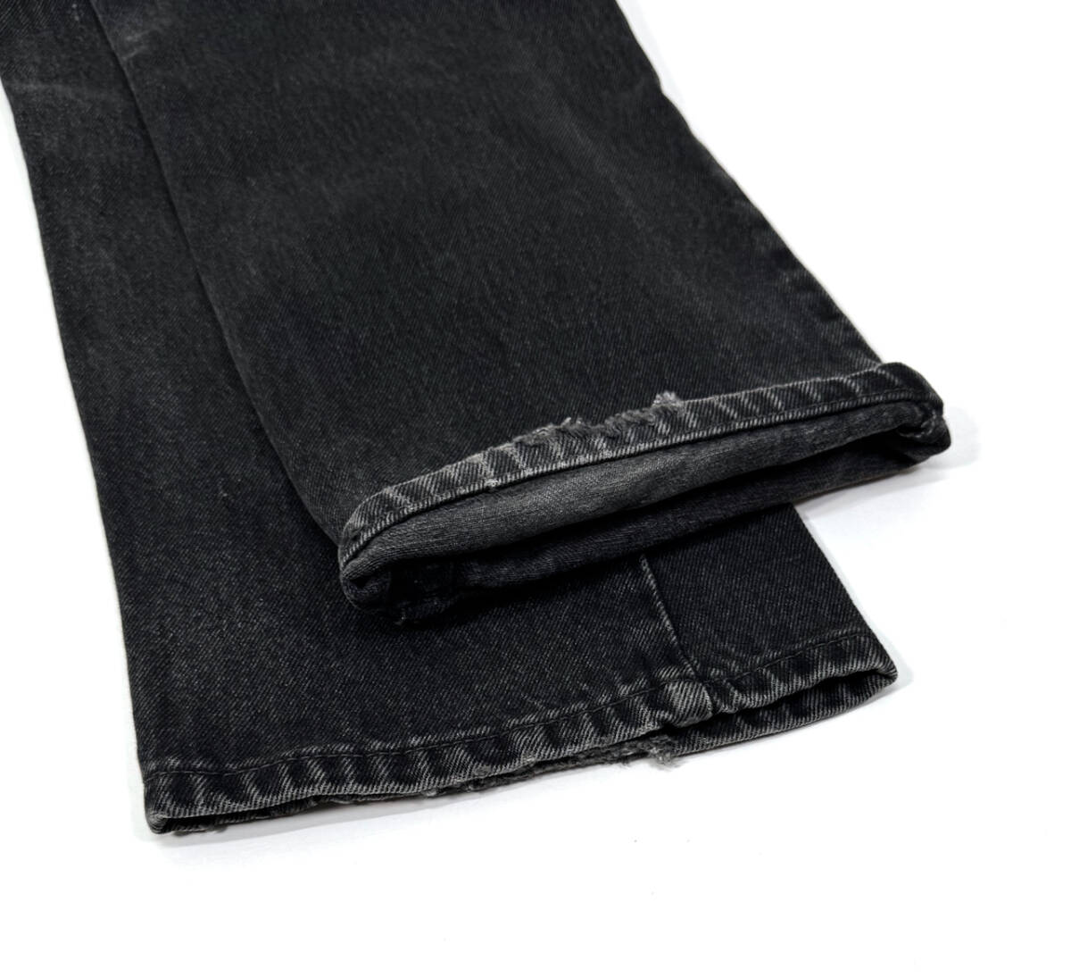 激レア USA製 1996 LEVI’S 517 W31.5 L30 Black 90s オールドリーバイス デニムパンツ ジーンズ フレア ブーツカット ブラック 黒_画像9