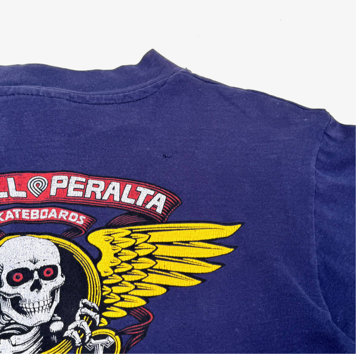 USA製 1980s POWELL PERALTA SKATEBORDING L/S Tee S Navy USA製 1980s POWELL PERALTA SKATEBORDING L/S Tee S Navy