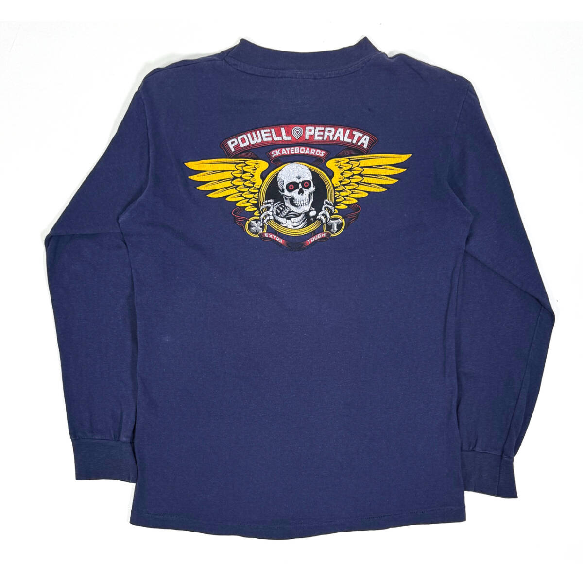 USA製 1980s POWELL PERALTA SKATEBORDING L/S Tee S Navy USA製 1980s POWELL PERALTA SKATEBORDING L/S Tee S Navy