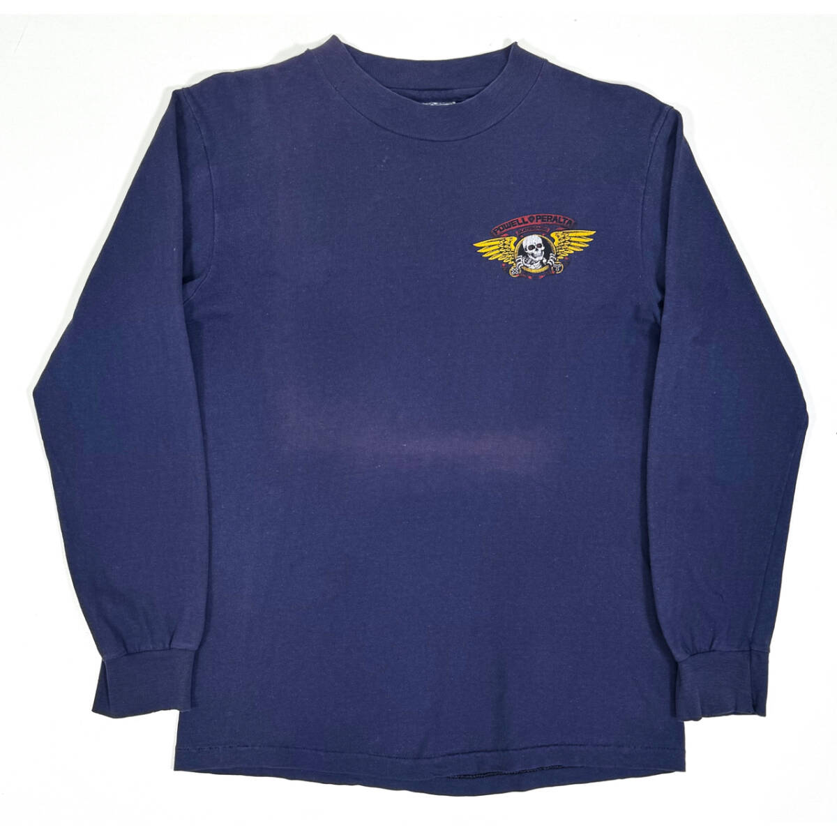 USA製 1980s POWELL PERALTA SKATEBORDING L/S Tee S Navy USA製 1980s POWELL PERALTA SKATEBORDING L/S Tee S Navy