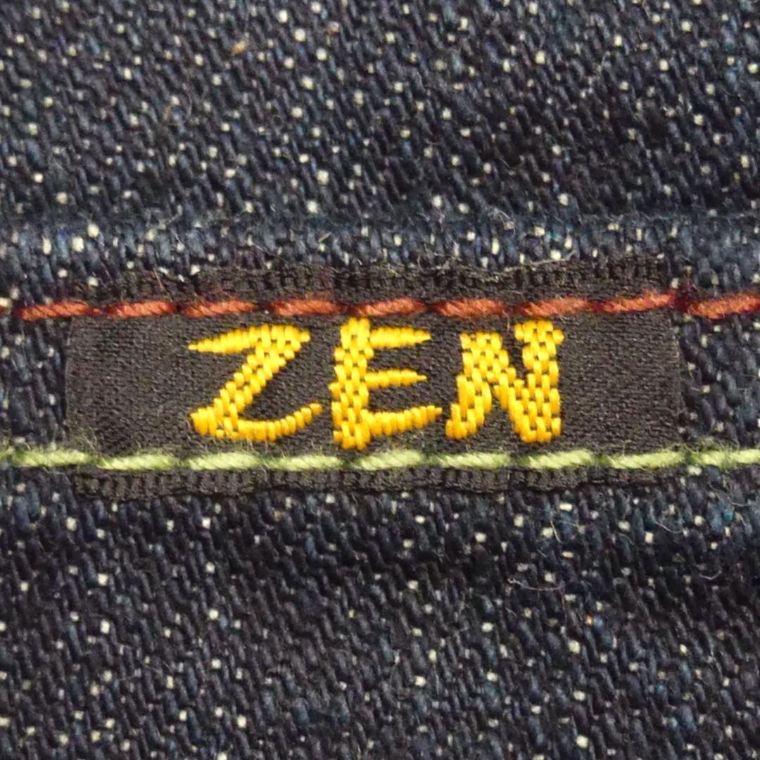 即決★ZEN★W40 デニム ハーフパンツ ゼン メンズ 濃紺 サクラ柄 パンツ ボトムス ボトムス ショートパンツ_画像8