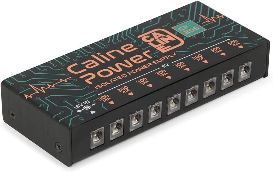Caline CP-205 ギター電源 8 真絶縁 DC 出力 9V エフェクトペダル用_画像3