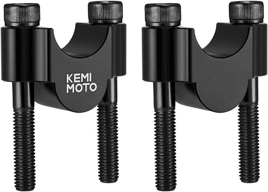 suba KEMIMOTO ハンドルポスト バイク 20mmアップ スタンダードバー ユニバーサルハンドルバー ライザー 22.2mm ハンドルスペーサー _画像1