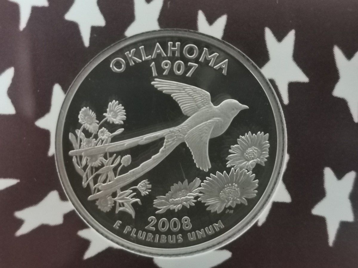 アメリカ　銀貨　米国造幣局貨幣セット 　銀製メダル5枚セット　silver　2008年　貨幣セット　プルーフセット　記念硬貨