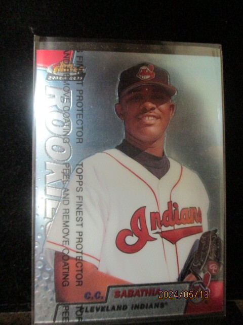 ★野球カード CCサバシア 1999 Finest #294 Rookies_画像1