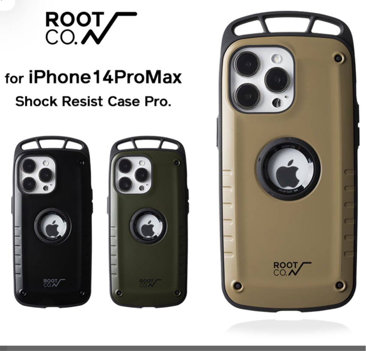 【ROOT CO.】[iPhone14ProMax専用]GRAVITY Shock Resist Case Pro./A 77_画像1